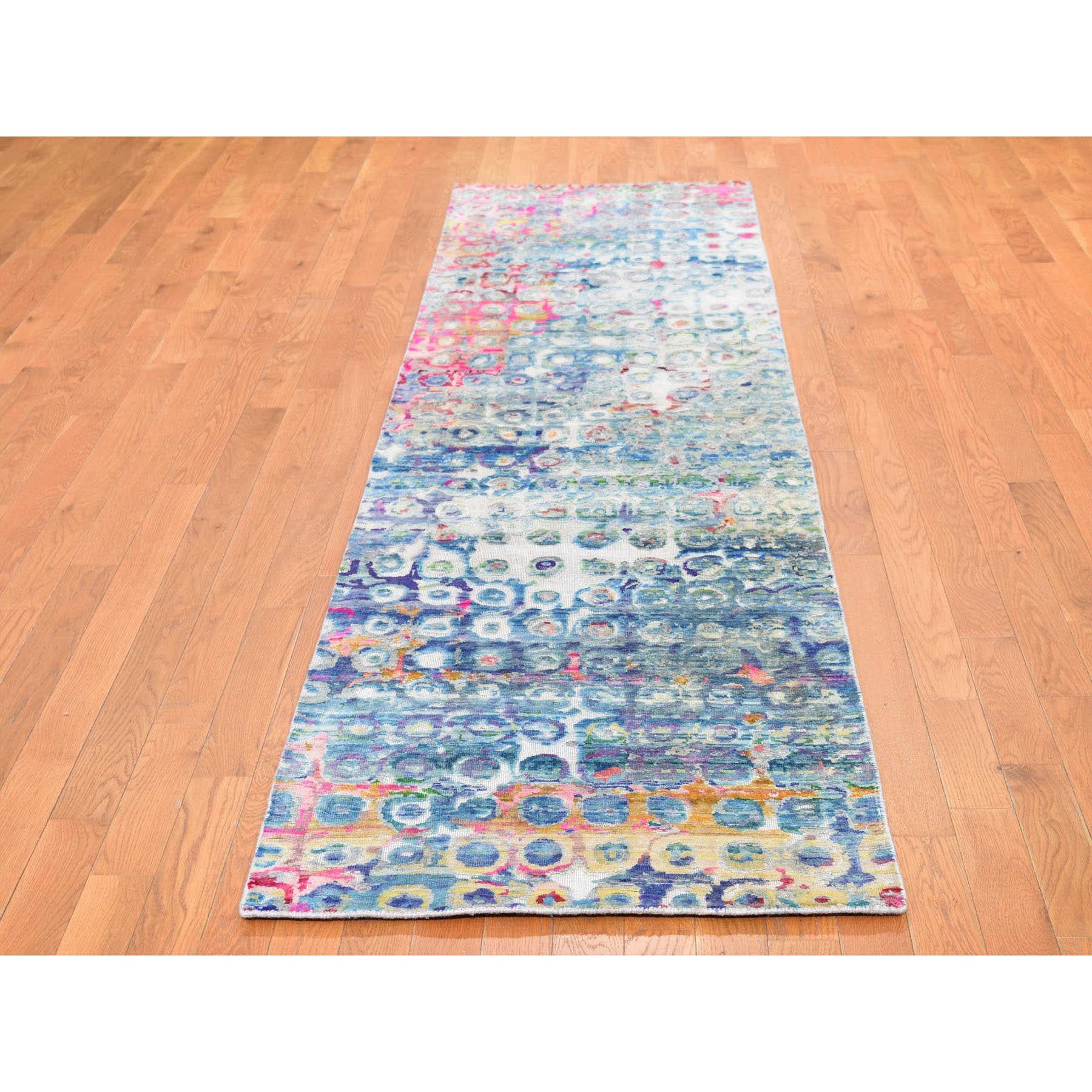 Modern & Contemporary Silk Hand-Knotted Area Rug 2'7